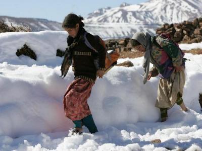 Neige dans le Haut Atlas